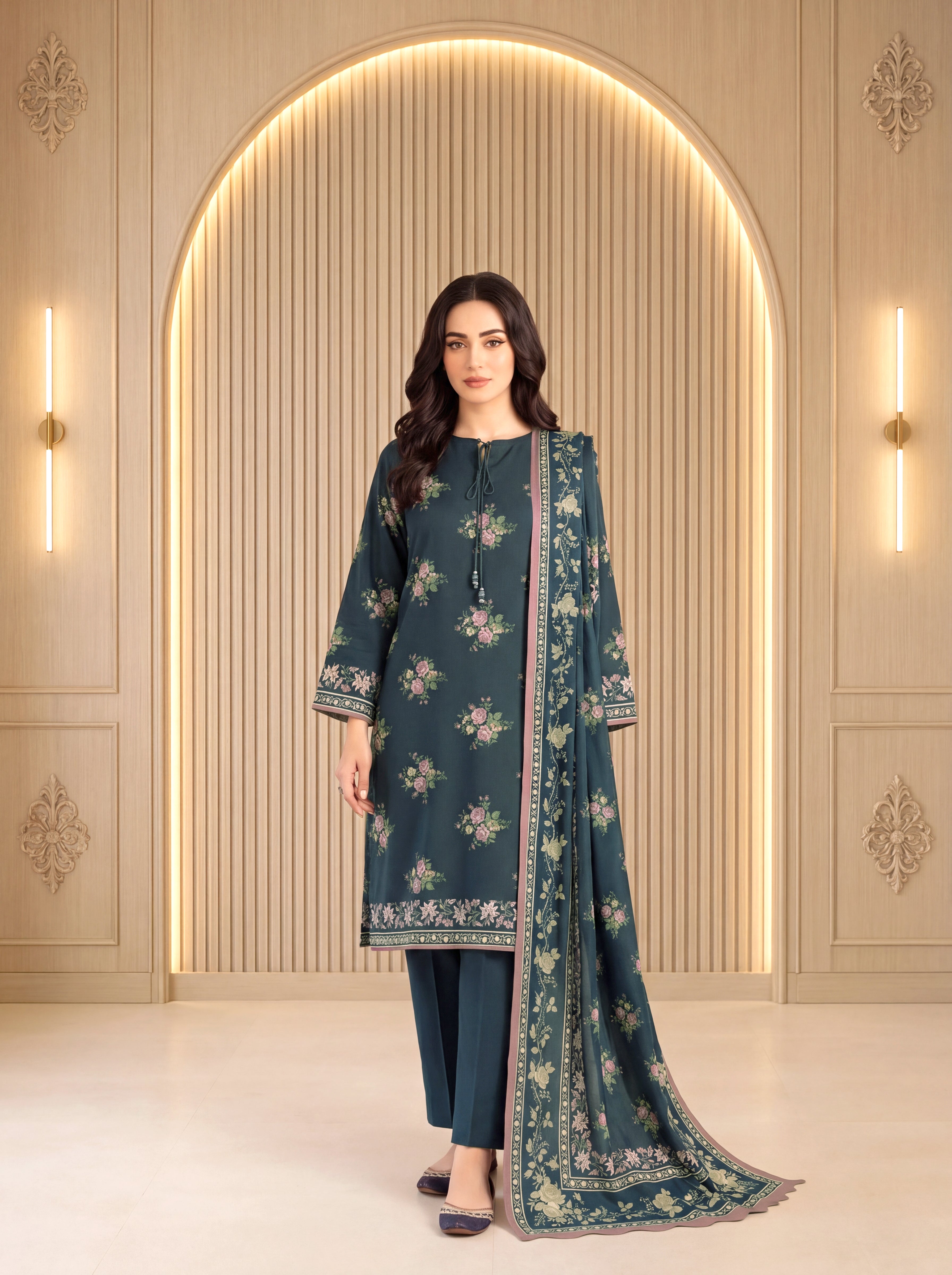 3 Piece Unstitched Lawn Suit