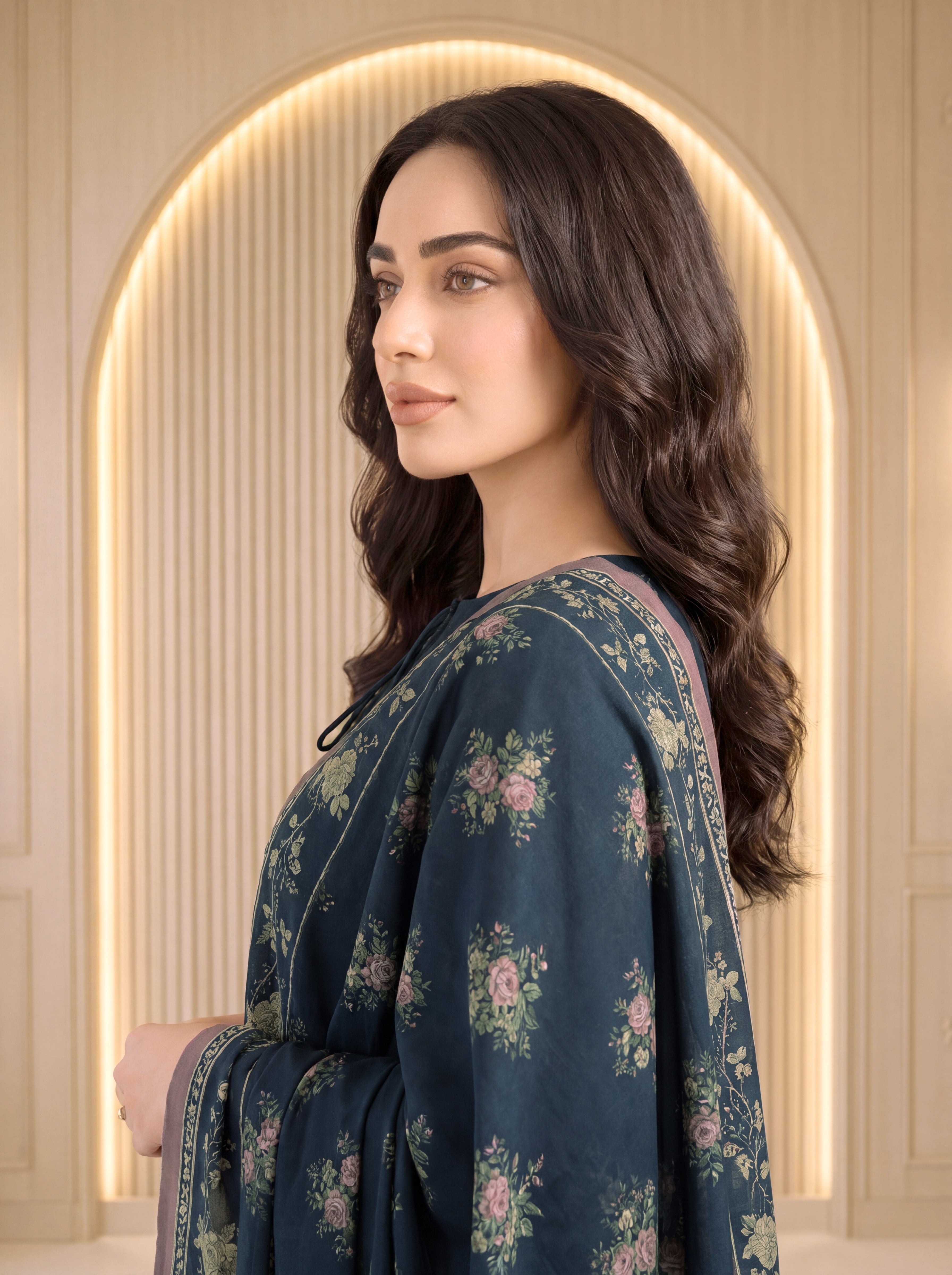 3 Piece Unstitched Lawn Suit