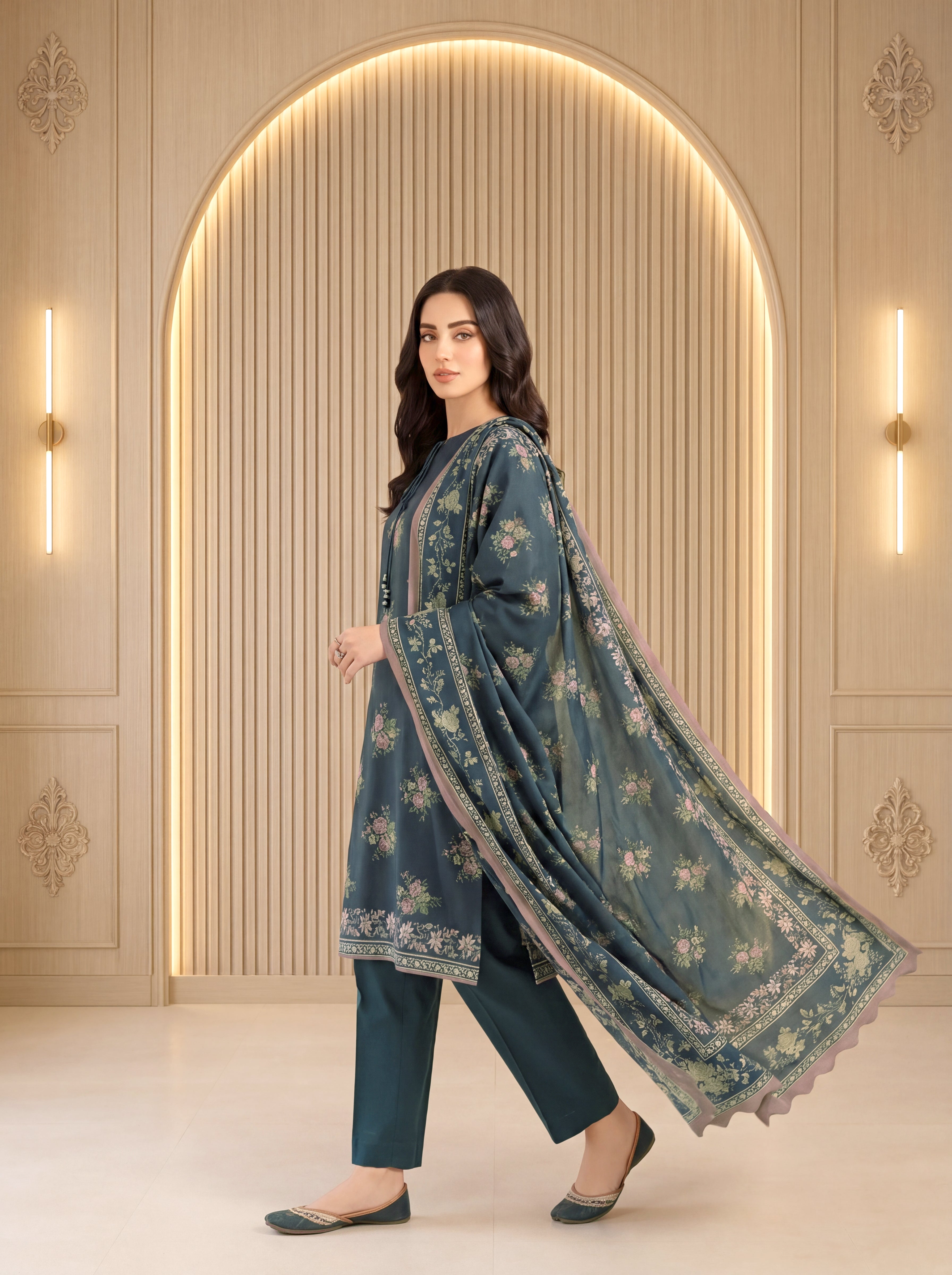 3 Piece Unstitched Lawn Suit